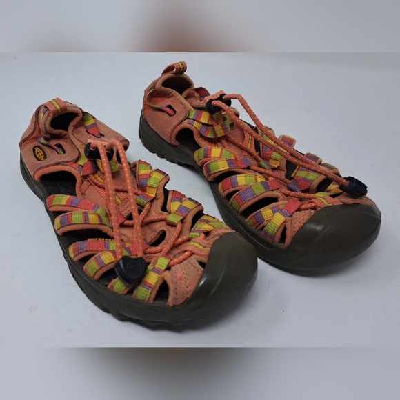 Keen Big Kids Girls Boys Whisper Hiking Water Sandals Blue 3 US / 35 EU 22CM - Picture 4 of 13